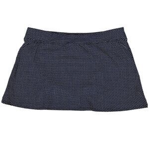 Lands End Polka Dot Swim Skirt Bottom size 14